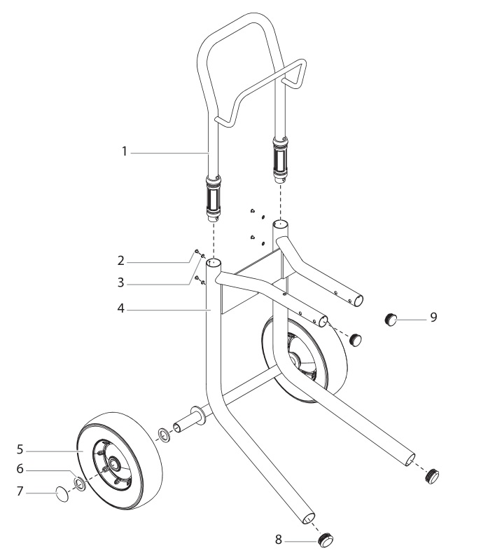 Impact X 440 Cart Assembly Parts